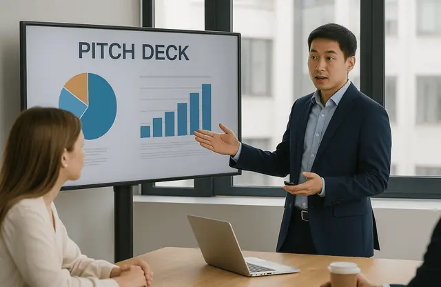 A short guide to understanding what a pitch deck presentation is and when to use one | Deck Sherpa Blog