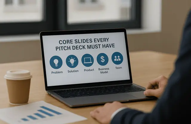 Essential slides every pitch deck needs to include for a clear and convincing story | Deck Sherpa Blog