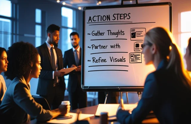 Next steps to craft winning slides: set goals, book consult, enjoy quick turnaround and guarantee | Deck Sherpa Blog