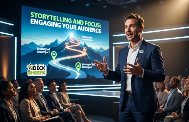 Storytelling and visual focus techniques that keep audiences engaged through a presentation | Deck Sherpa Blog